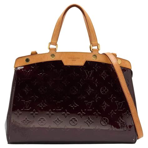 Louis Vuitton Noisette Monogram Vernis Brea MM 